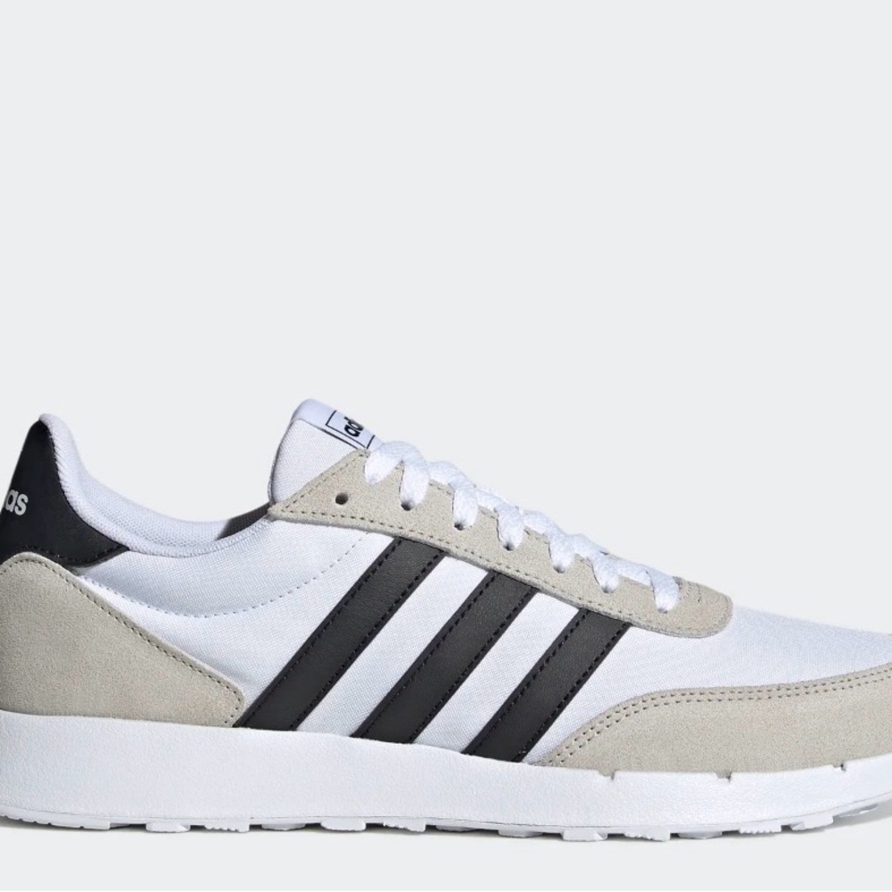 New Adidas Run 60s 2.0 Mens Shoes GX1739 White black Grey Sizes 8.5, 9, 9.5 - 13 - Picture 11 of 11